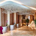 Modern hotel lobby crystal chandelier pendant light